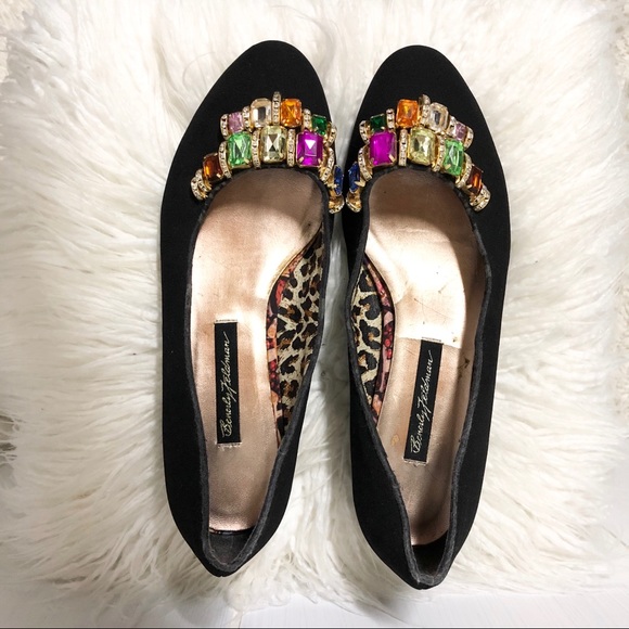 Vintage Beverly Feldman Bejeweled Flats - Picture 2 of 10